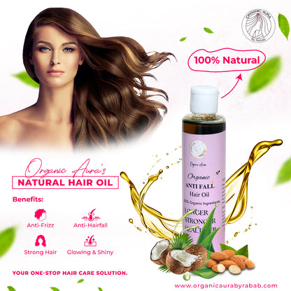 Hair oil by Organic Aura BY Rubab(200ml)