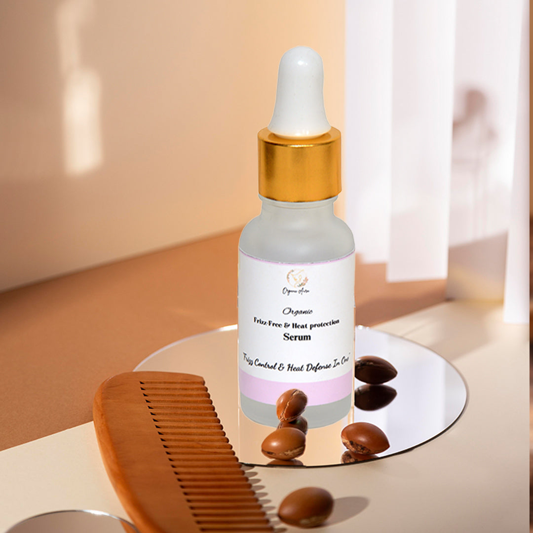 Fizz Free & heat protecting serum(20ml) by organic aura by rubab